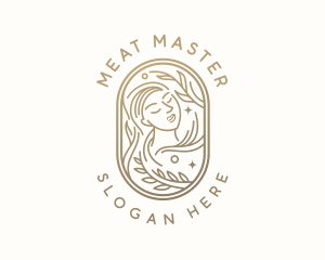 Golden Wellness Woman logo design