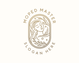 Golden Wellness Woman logo design