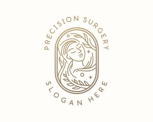Golden Wellness Woman logo design