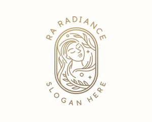 Golden Wellness Woman logo design