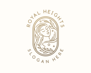 Golden Wellness Woman logo design