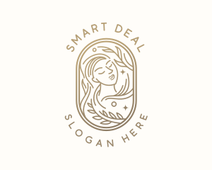 Golden Wellness Woman logo design