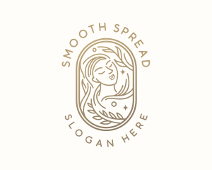 Golden Wellness Woman logo design