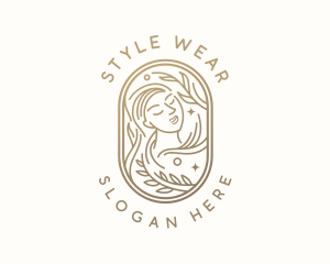 Golden Wellness Woman logo design