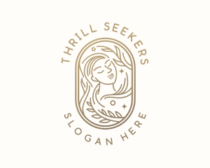 Golden Wellness Woman logo design