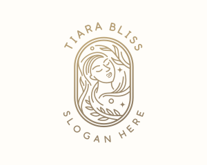 Golden Wellness Woman logo design