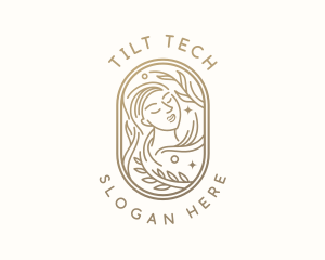 Golden Wellness Woman logo design