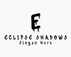 Shadow - Drip Shadow Graffiti logo design