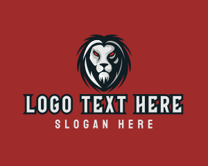 Sports Team - Wild Lion Face logo design