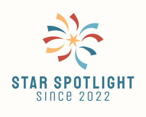 Star Firework Celebration  logo design