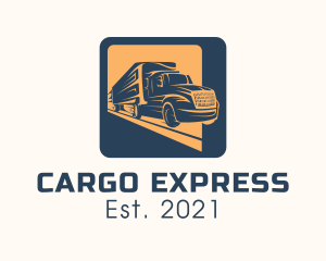 Express Trucking Transport logo design