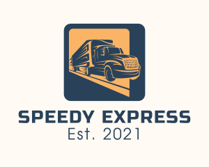 Express - Express Trucking Transport logo design