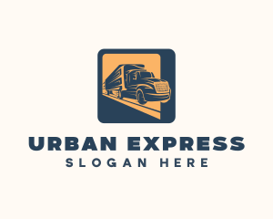 Express Trucking Transport logo design