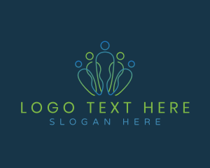 Human - Community People Organization logo design