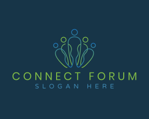 Forum - Community People Organization logo design