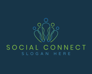 People - Community People Organization logo design