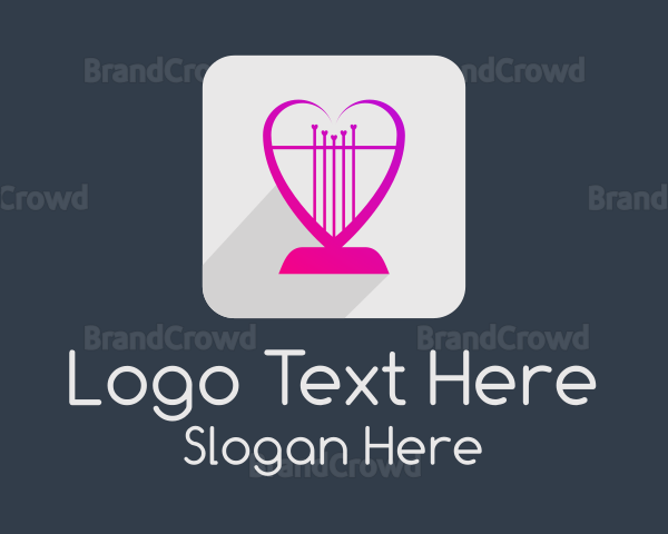 Heart Lyre App Logo