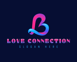 Dating - Love Heart Dating logo design