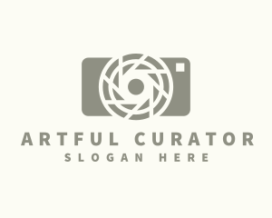 Camera Shutter Photography logo design