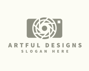 Camera Shutter Photography logo design