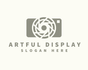 Camera Shutter Photography logo design