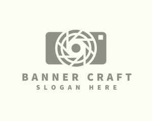 Camera Shutter Photography logo design