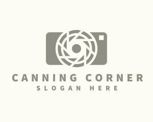 Camera Shutter Photography logo design