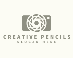 Camera Shutter Photography logo design