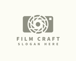 Cinematography - Camera Shutter Photography logo design