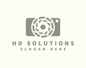 Camera Shutter Photography logo design