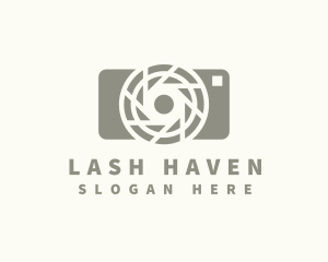 Camera Shutter Photography logo design