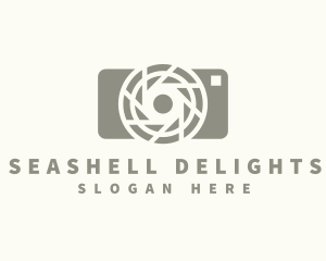 Camera Shutter Photography logo design