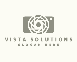 Camera Shutter Photography logo design