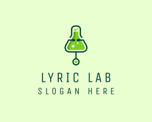 Green Medical Laboratory logo design