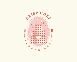 Kitchen Utensils Apron logo design