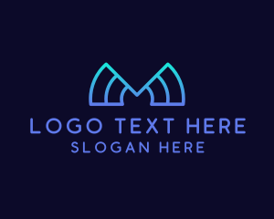 Internet - Generic Business Letter M logo design