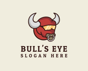 Furious Bull Goggles logo design