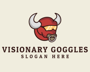 Goggles - Furious Bull Goggles logo design