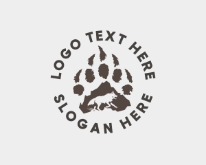 Wolf Paw - Wolf Paw Wildlife logo design