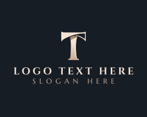 Stylist - Premium Jewelry Fashion Letter T logo design