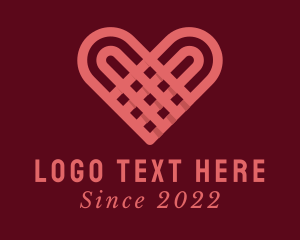 Engagement - Couple Dating Heart logo design