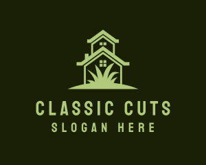 House Lawn Maintenance logo design