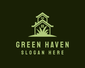 House Lawn Maintenance logo design