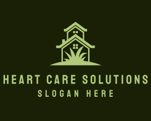 House Lawn Maintenance logo design