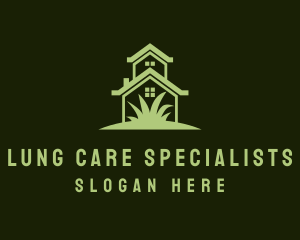 House Lawn Maintenance logo design