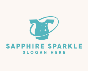 Sparkling Shirt Laundry logo design