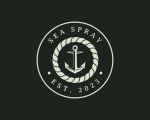 Marine Rope Anchor logo design