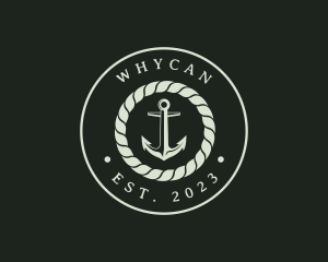 Seaman - Marine Rope Anchor logo design