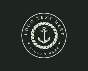 Marine Rope Anchor Logo