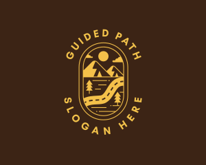 Path - Mountain Path Travel logo design